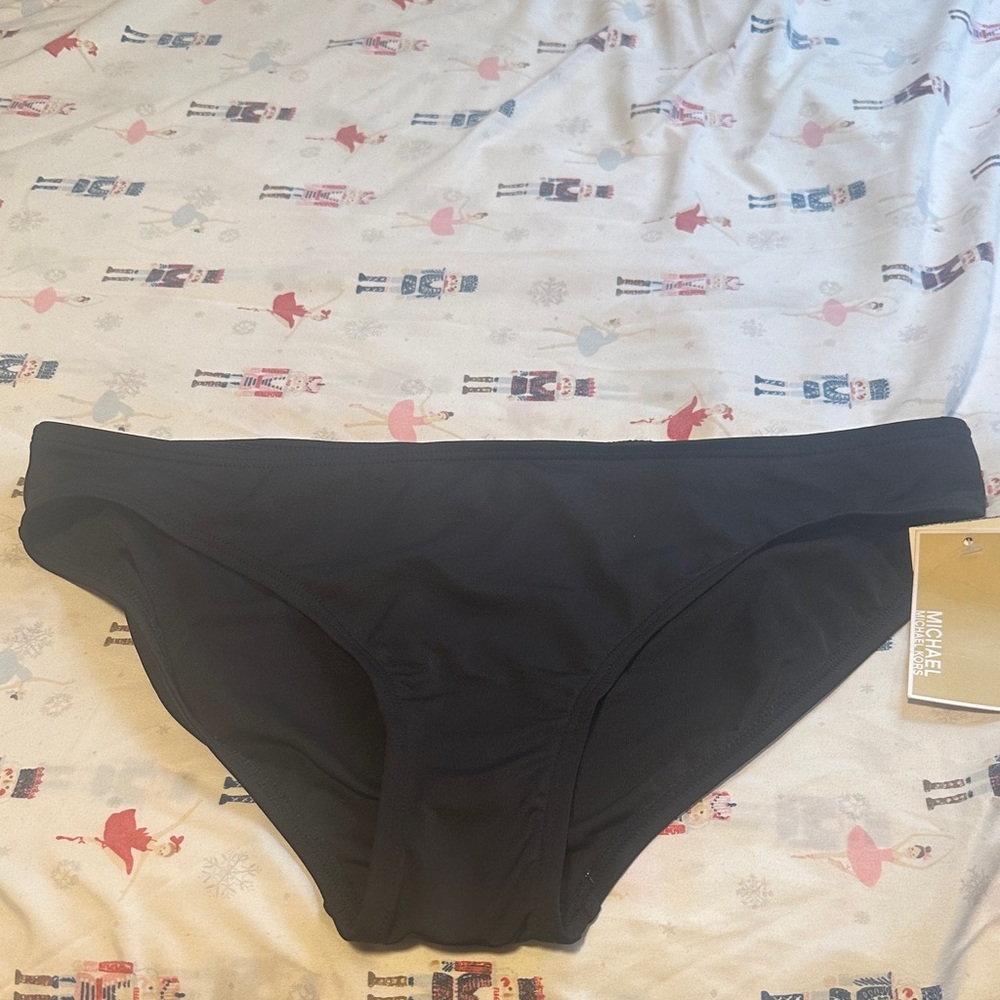 MICHAEL Michael Kors Black Bikini Bottom